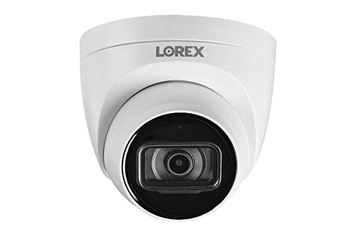 Lorex 4K-Ultra-HD-IP-Zusatz-PoE-Dome-Überwachungskamera für den Innen-/Außenbereich mit Mithöraudio