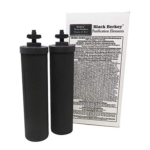 Berkey Authentic Black Purification Elements - Ersatzfilter für -Wasserreiniger (2er-Pack)