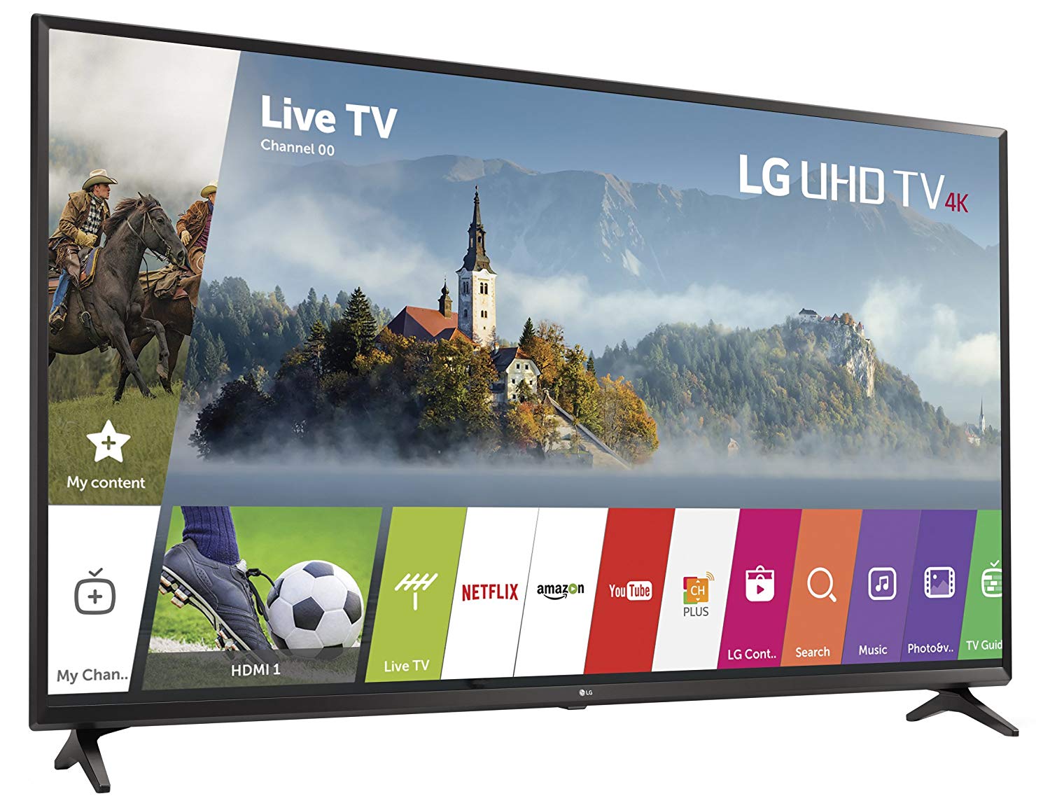 LG Elektronik 65UJ6300 65-Zoll 4K Ultra HD Smart LED-Fernseher (Modell 2017)
