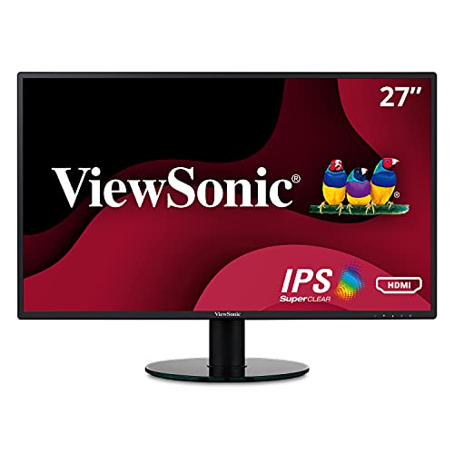 Viewsonic VA2719-2K-SMHD 27 Zoll IPS 2K 1440p rahmenloser LED-Monitor mit HDMI