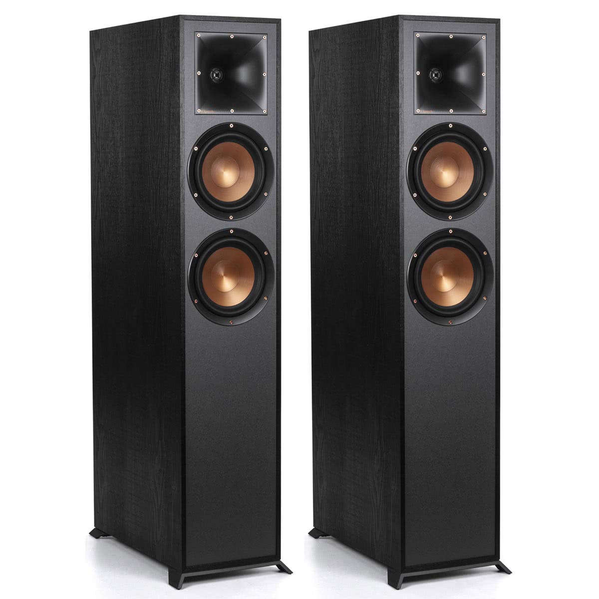 Klipsch R-625FA Dolby Atmos Standlautsprecher – Paar (Schwarz)