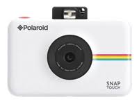 Polaroid Snap Touch Sofortdruck-Digitalkamera mit LCD-Display (weiß) mit Zink Zero Ink Printing-Technologie