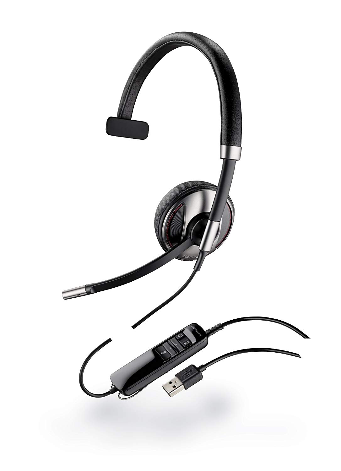 Plantronics Kabelgebundenes Blackwire C710-Headset - Einzelhandelsverpackung - Schwarz