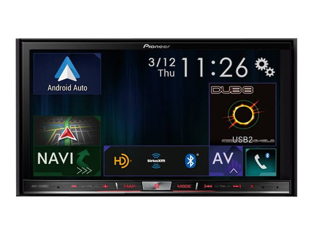 Pioneer AVIC-7200NEX In Dash Double Din 7 'Touchscreen-DVD-Navigationsempfänger