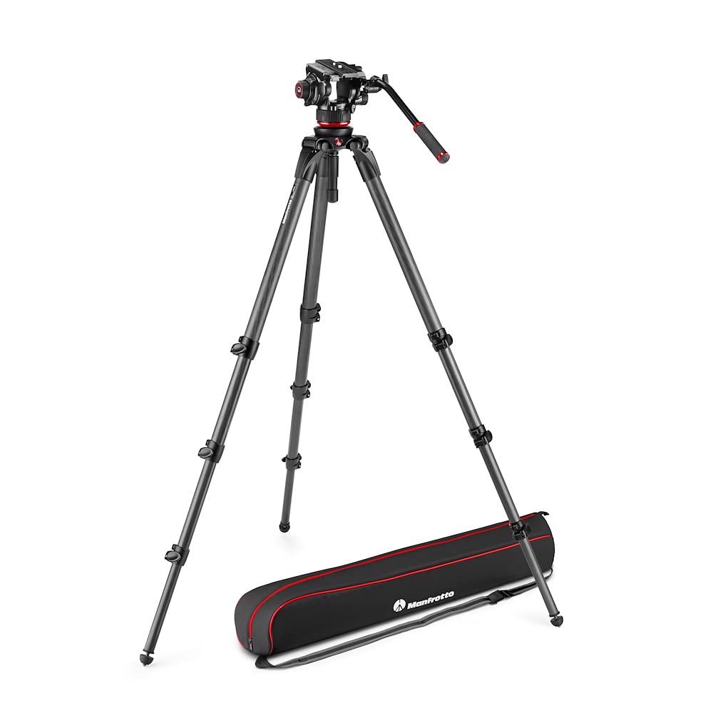 Manfrotto 504XAH+Treppiede Fast Twin 645 Allumin...