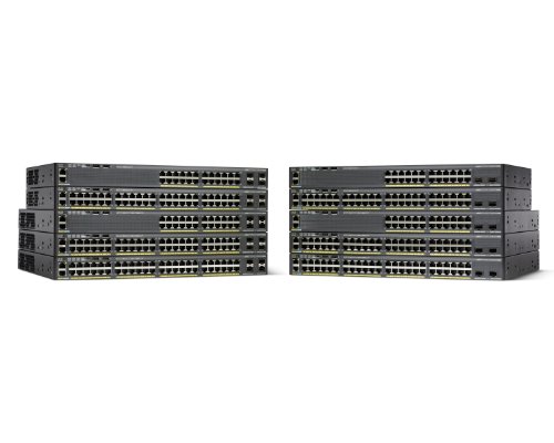 Cisco Katalysator WS-C2960X-24PS-L Ethernet-Switch mit 24 Anschlüssen und 370 Watt PoE