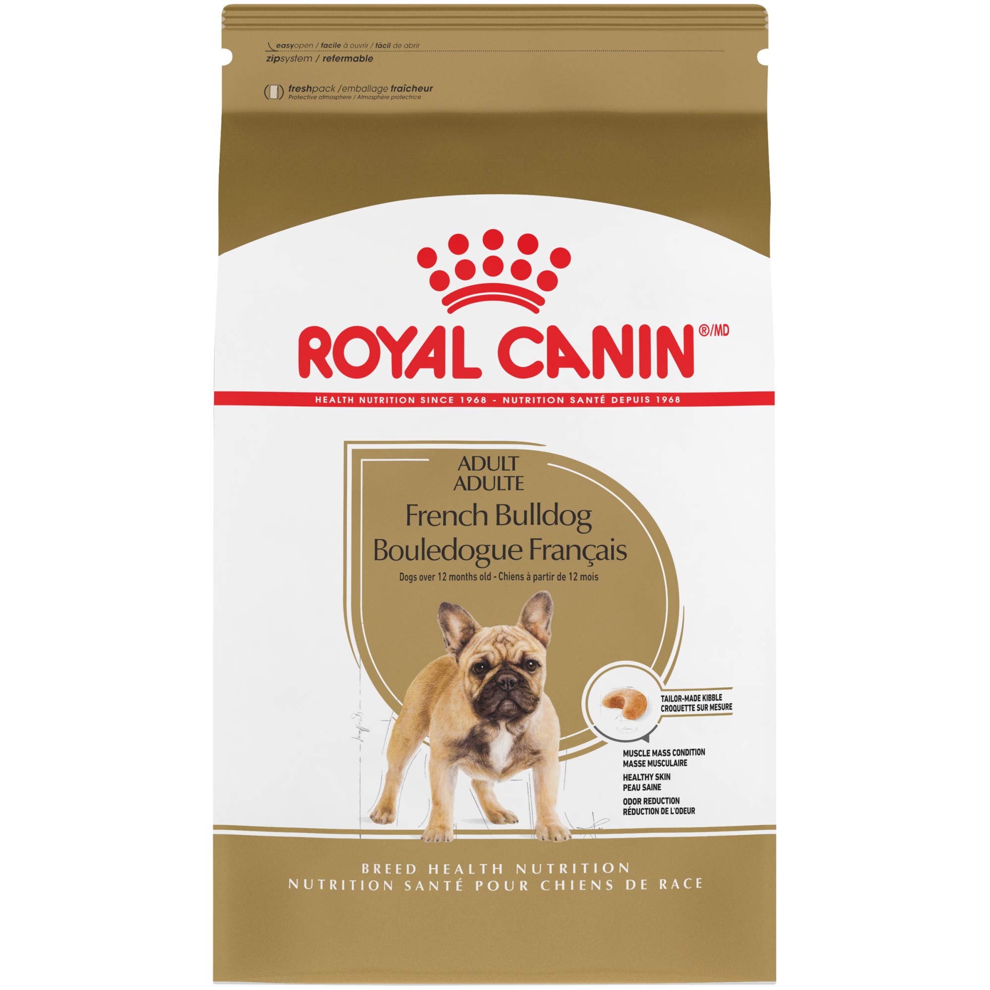 Royal Canin Breed Health Nutrition Französisches Bulldoggen-Trockenfutter für Erwachsene