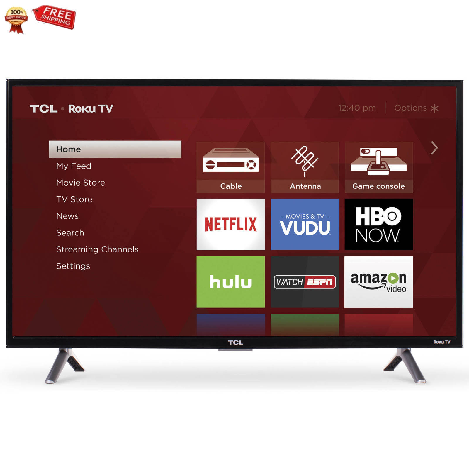 TCL 32S305 32-Zoll 720p Roku Smart LED-Fernseher (Modell 2017)