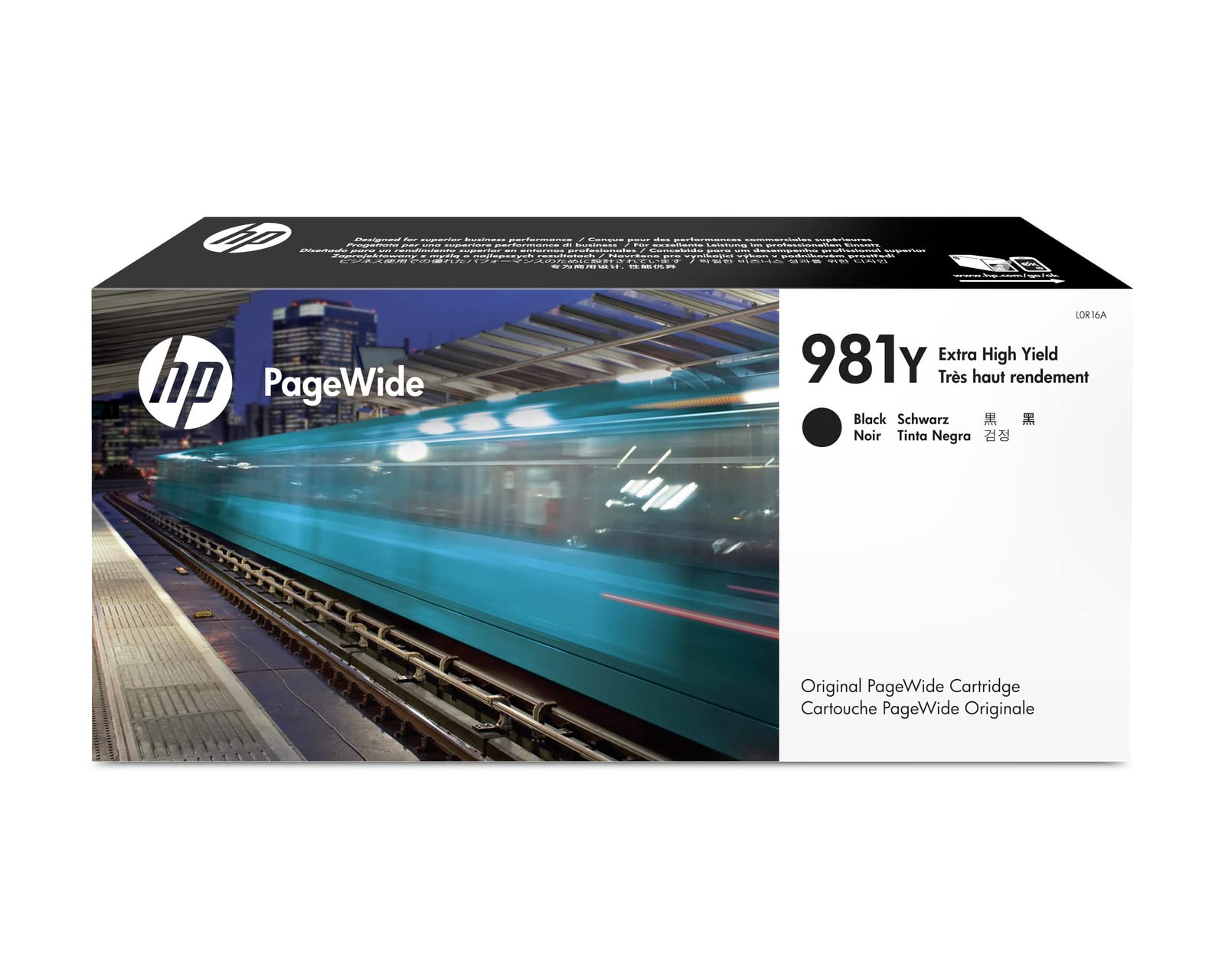 HP 981Y | PageWide-Patrone mit extra hoher Reichweite | Schwarz | L0R16A