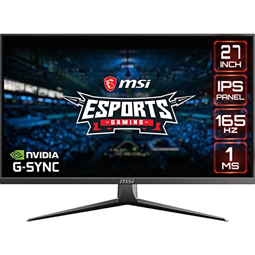 MSI FHD IPS Gaming G-Sync-kompatibel HDR Ready 1 ms 1920 x 1080 165 Hz Bildwiederholfrequenz 27' Gaming-Monitor (Optix MAG2732)