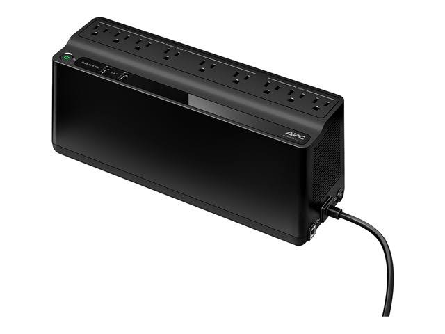 APC Back-UPS 850 VA USV-Batteriesicherung und Überspannungsschutz mit USB-Ladeanschlüssen (BE850M2)