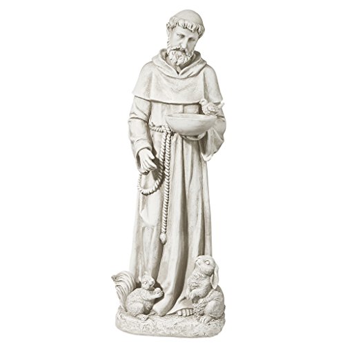 Design Toscano Naturpfleger: Skulptur des Heiligen Franziskus