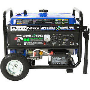 DuroMax XP5500EH Gas-/Propanbetriebener tragbarer Dual-Fuel-Generator