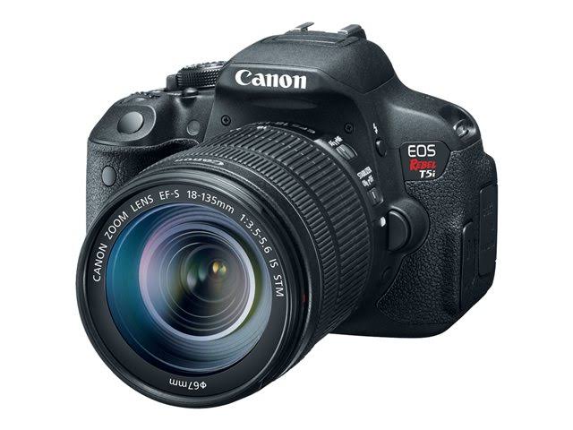 Canon EOS Rebel T5i 18-135 mm IS STM Digital SLR-Kamera-Kit (schwarz)