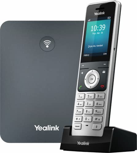 Yealink W76P – IP-DECT-Telefonpaket W56H mit W70-Basis...