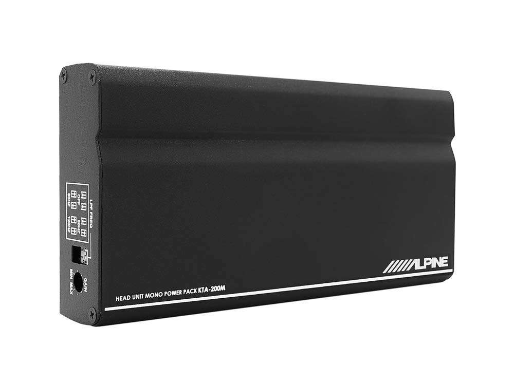 Alpine KTA-200M Mono 400-Watt-DDP-Power-Pack-Verstärker mit PowerStack