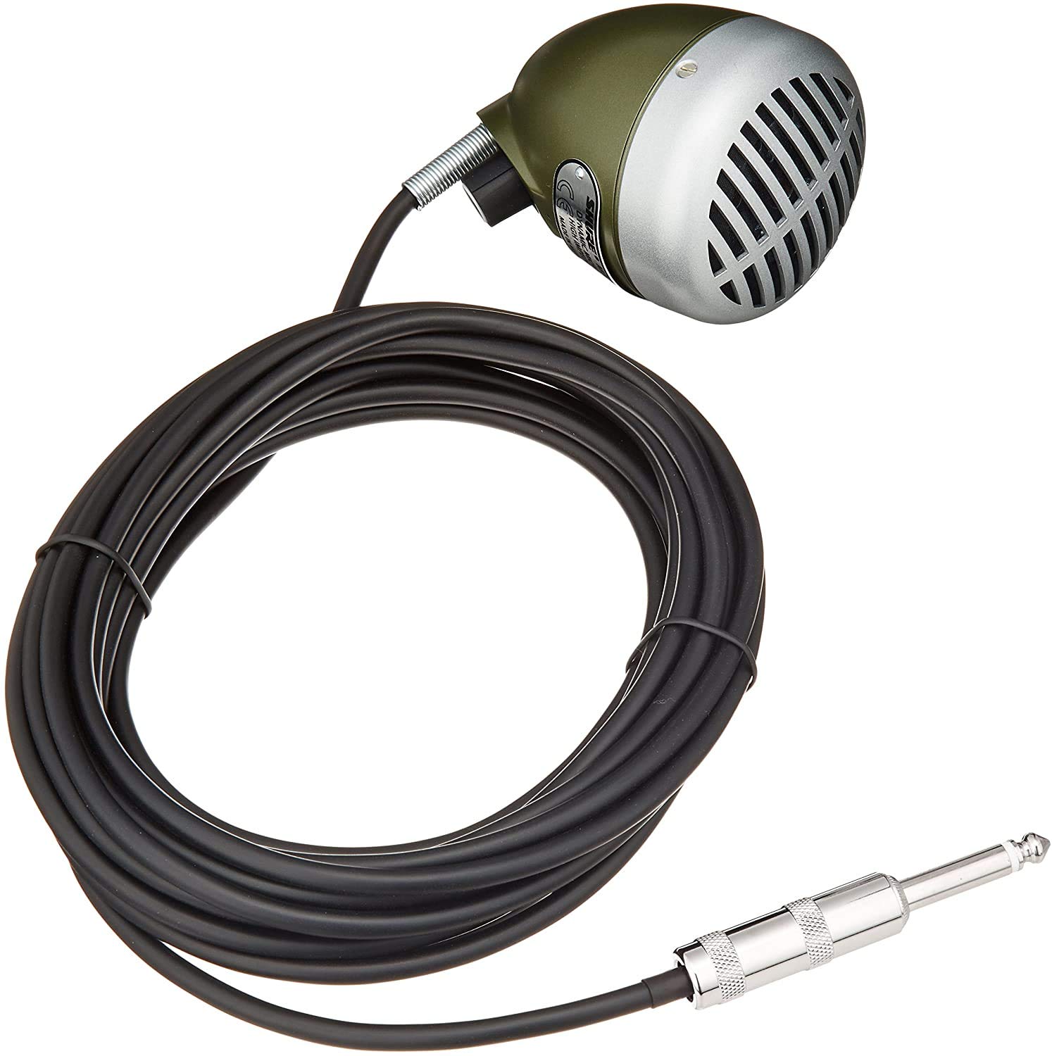 Shure 520DX Green Bullet Dynamisches Mundharmonikamikrofon