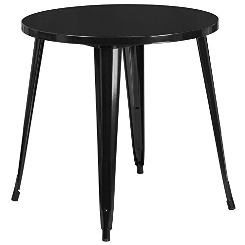 Flash Furniture 30'' runder Indoor-Outdoor-Tisch aus Me...
