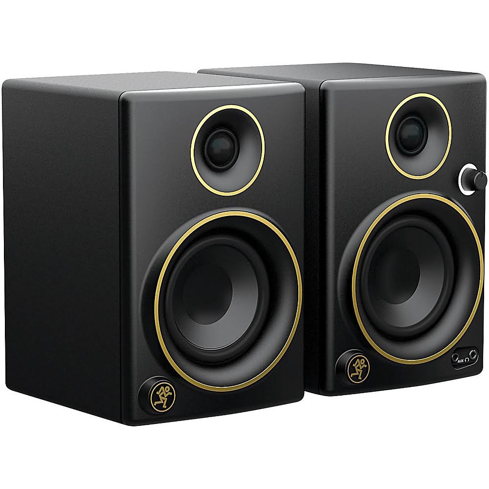 Mackie CR3 Limited Edition Gold Trim 3 Zoll Multimedia-Monitore (Paar)