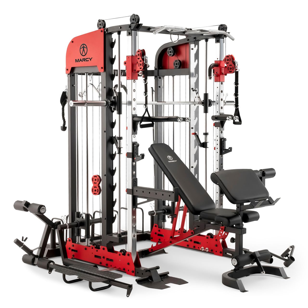 Marcy Pro Deluxe Smith Cage Heim-Fitnesssystem f...