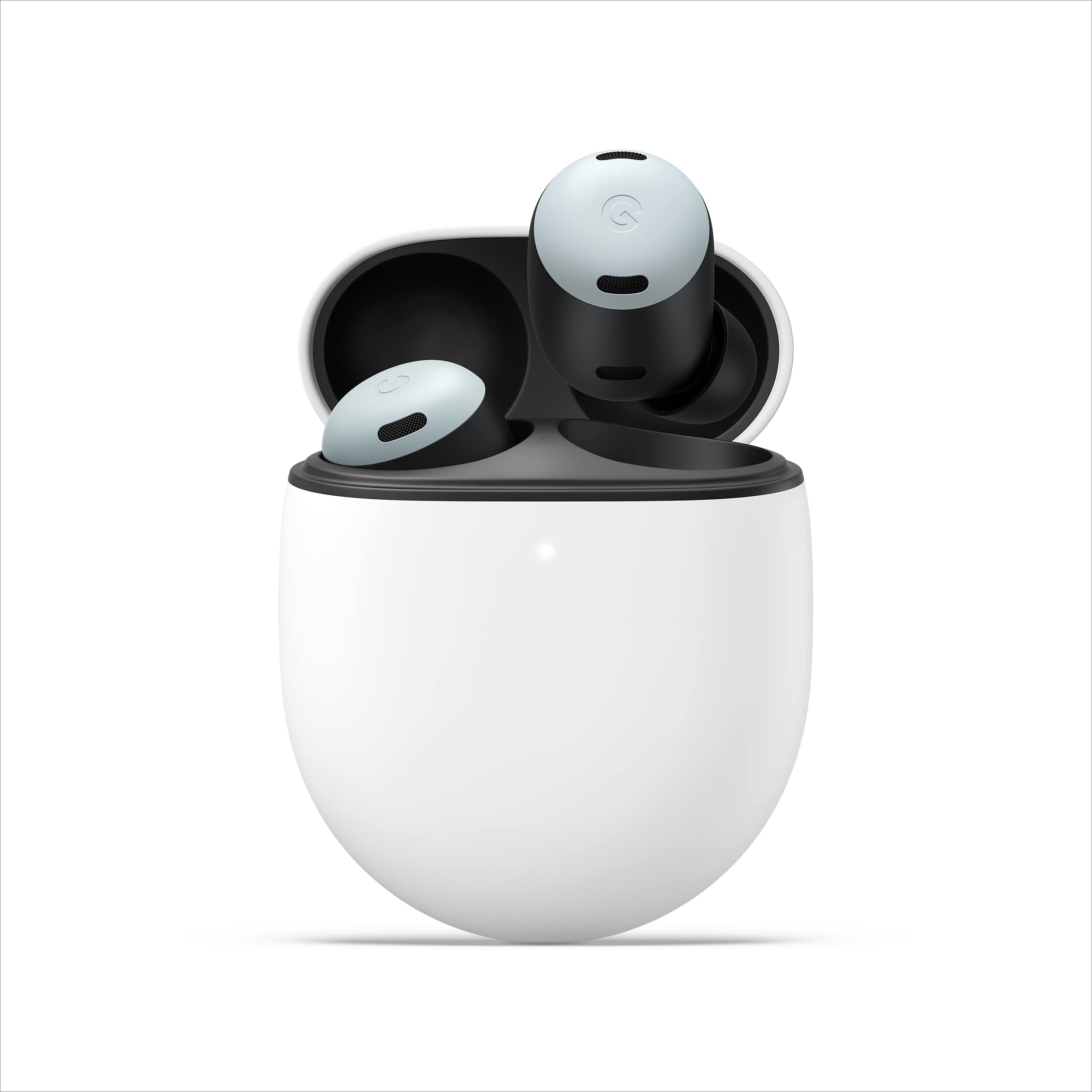Google Pixel Buds Pro – Ohrhörer mit Geräuschunterdrückung – bis zu 31 Stunden Akkulaufzeit mit Ladeetui – Bluetooth-Kopfhörer – kompatibel mit kabellosem Laden – Nebel