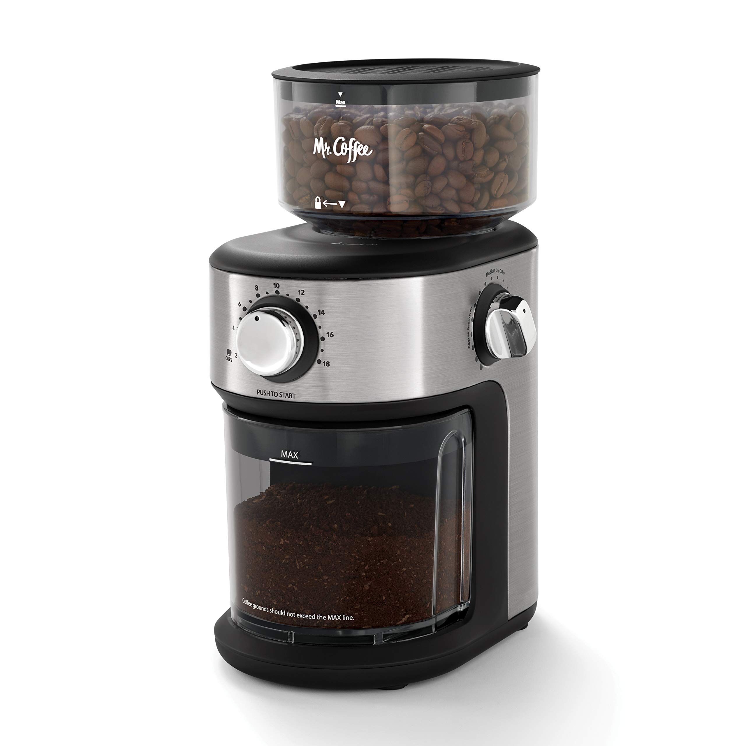 Mr. Coffee Automatische Kaffeemühle mit Gratmühle und 1...