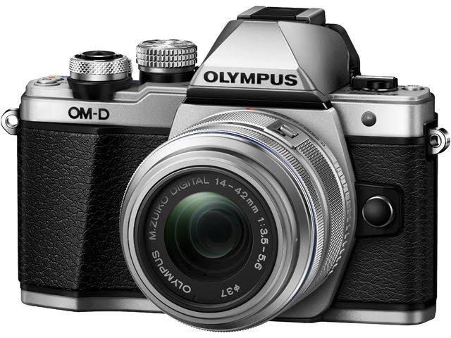 Olympus OM-D E-M10 Mark II Spiegellose Digitalkamera (Silber) - Nur Gehäuse