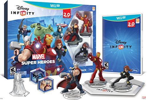 Disney INFINITY : Marvel Super Heroes (2.0 Edition) Videospiel-Starterpaket – Wii U