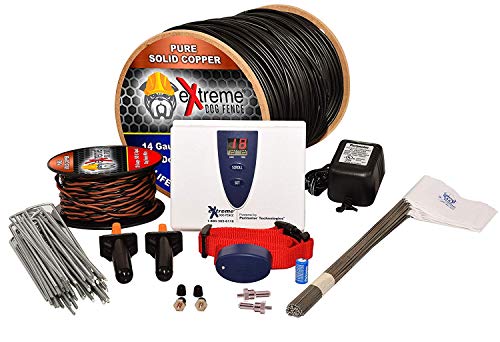  Extreme Dog Fence Unterirdischer elektrischer Hundezaun Ultimate – Extreme Pro-Hundezaunsystem für einfache Einrichtung und maximale Langlebigkeit und weiterhin zuverlässige Haustiersicherheit –...