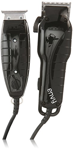 Andis Stylist Combo Envy Clipper + T-Outliner Trimmer Schwarz Combo Haircut Kit 66280