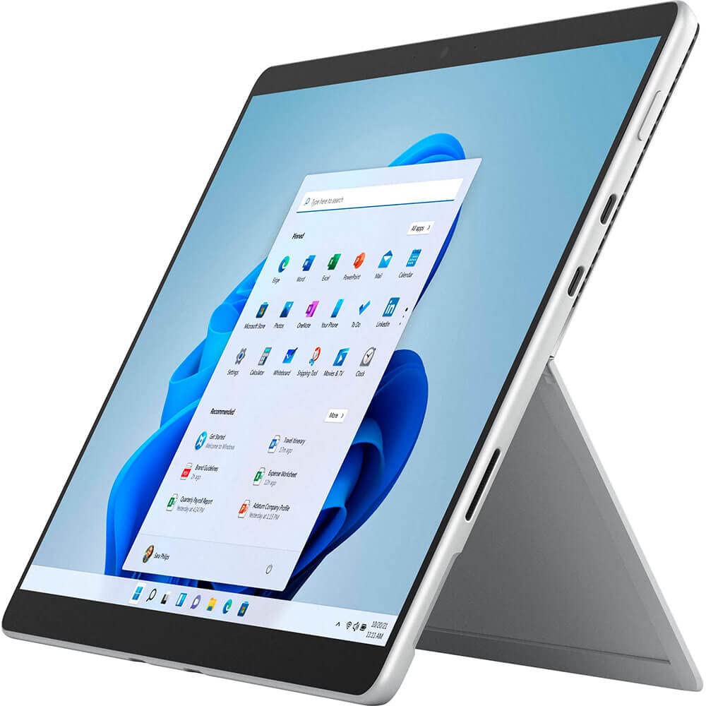 Microsoft Surface Pro 8-13' Touchscreen – Intel Evo Plattform Core i7 – 32 GB Speicher – 1 TB SSD – nur Gerät – Platin (2021)