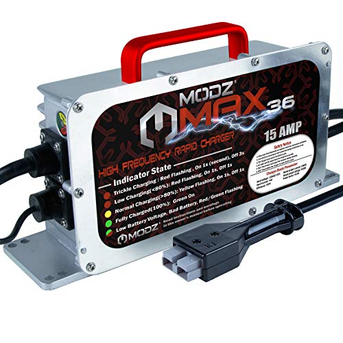 Golf Cart King MODZ Max36 15 AMP EZGO Marathon Batterieladegerät für 36 Volt Golfwagen