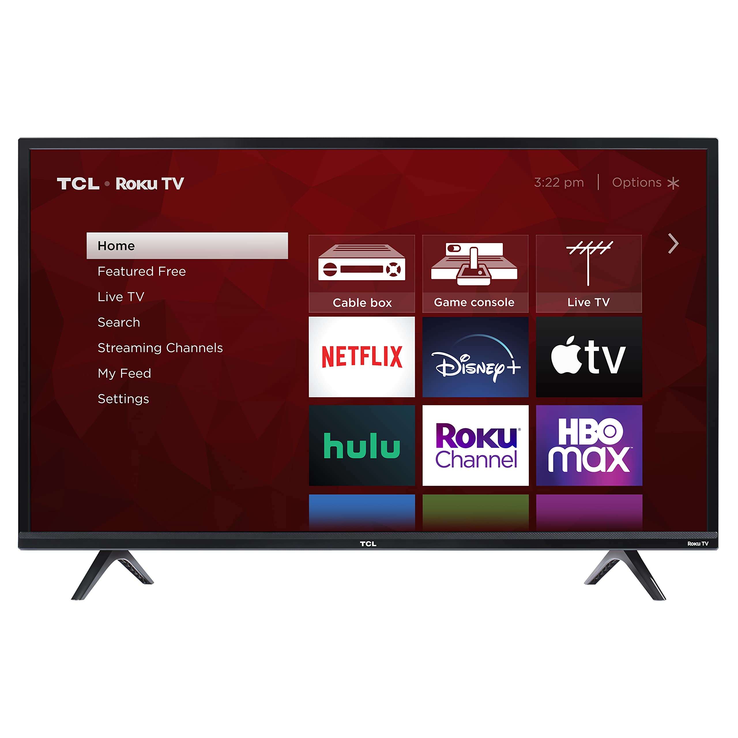 TCL 32-Zoll-HD-720p-LED-Smart-Roku-Fernseher der 3er-Serie – 32S355