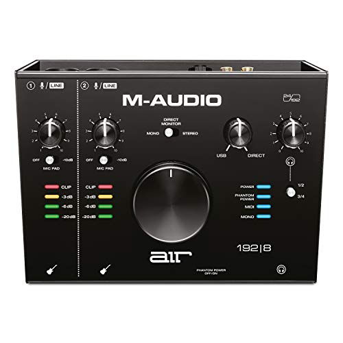 M-Audio AIR 192 | 8 - 2-In 4-Out USB-Audio- / MIDI-Schn...