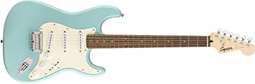 Fender Squier von Bullet Stratocaster – Hard Tail – Laurel-Griffbrett – tropisches Türkis