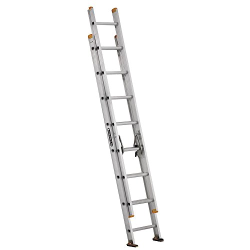 Louisville Ladder Aluminium-Verlängerungsleiter mit einer Kapazität von 250 Pfund