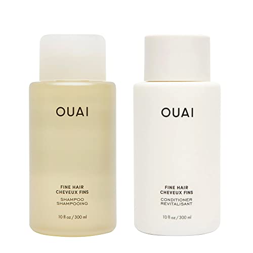 OUAI Shampoo + Spülung-Set. Frei von Sulfaten. Jeweils 10 Unzen.