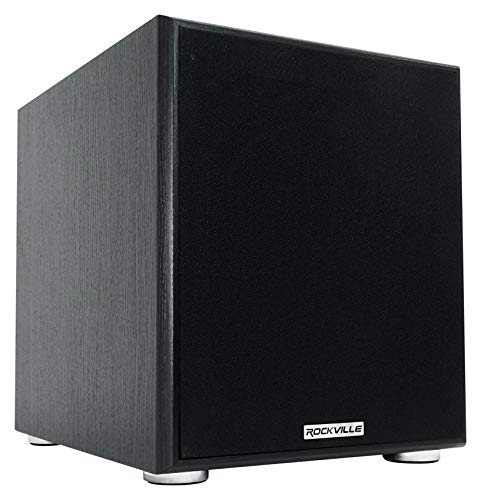 Rockville Rock Shaker 10' Zoll schwarzer 600-W-Heimkino-Subwoofer-Subwoofer