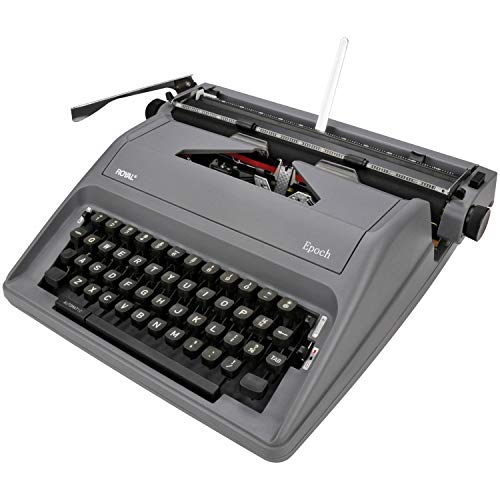 Royal Epoch Classic tragbare manuelle Schreibmaschine – Grau (ROY79103Y)