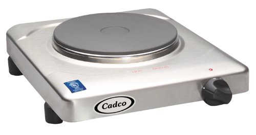 CADCO Tragbare 120-Volt-Heizplatte aus Gusseisen KR-S2
