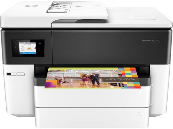 HP OfficeJet Pro 7740 Großformat-All-in-One-Drucker mit drahtlosem und mobilem Druck (G5J38A)