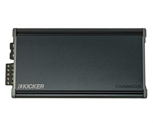 Kicker 46CXA6605 Car Audio 5-Kanal-Verstärkerlautsprecher und 1200-W-Subverstärker CXA660.5