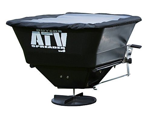 Buyers Products ATVS100 ATV Allzweck-Rundfunkstreuer 100 lbs. Fassungsvermögen mit Regenschutz