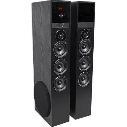 Rockville TM150B Schwarz Heimkino-System Tower-Lautsprecher 10 'Sub / Blueooth / USB