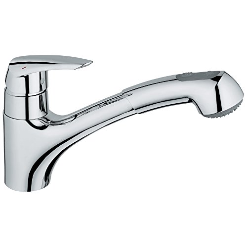 Grohe 33 330 001 Eurodisc Dual-Ausziehbrause-Küchenarmatur