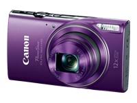 Canon PowerShot ELPH 360 HS mit 12-fachem optischen Zoom und integriertem WLAN (lila)