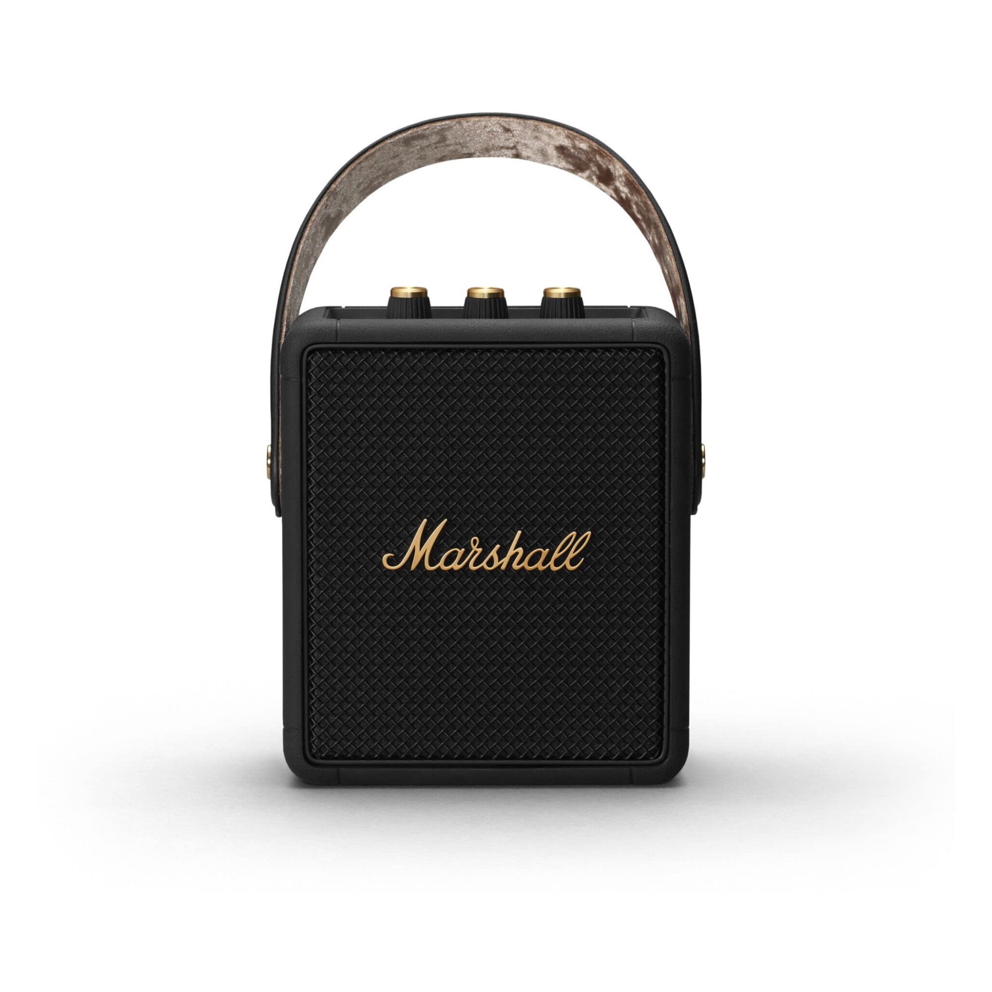 Marshall Tragbarer Bluetooth-Lautsprecher Stockwell II – Schwarz und Messing