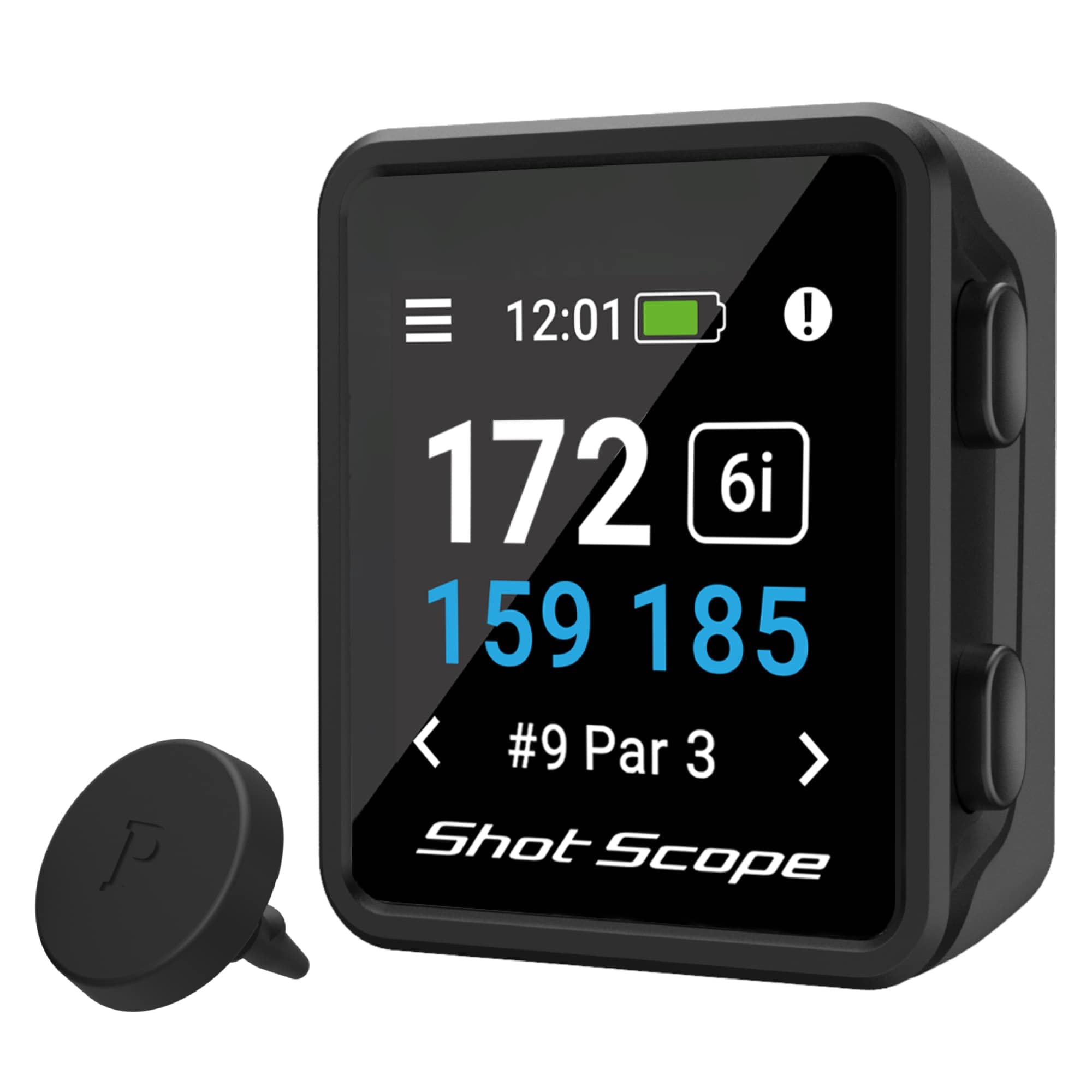  Shot Scope Technologies Shot Scope H4 GPS-Handgerät mit Schlagverfolgung – F/M/B-Grün- und Gefahrendistanzen – über 36.000 vorinstallierte Strecken – über 100 Statistiken einschließlich...
