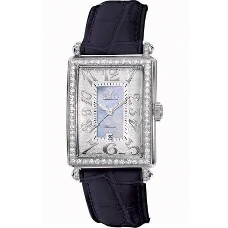 Gevril Damen 6207NL Glamour Automatic Blue Diamond Uhr