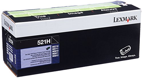 Lexmark 52D1H00 MS710 MS711 MS810 MS811 MS812 Tonerkartusche (Schwarz) in Einzelhandelsverpackung